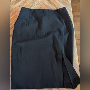 2 skirts! NY & Co Pencil Skirts Size 10 Black pointe stretch fabric (2 for 1)